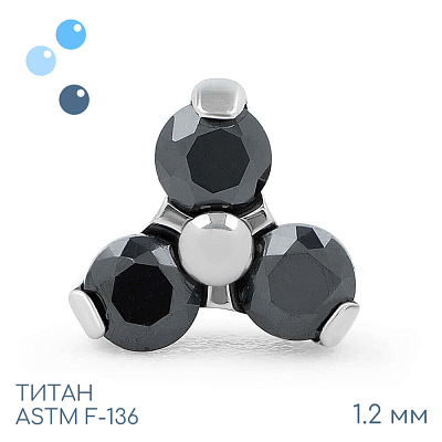 Накрутка Trio Black 1.2 мм